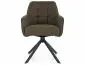 Krzesło tapicerowane METRO BJORN oliwkowe obracane ze sprężynami I sklep meblowy MIRAT.