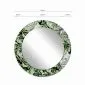 Lustro okrągłe MORENA MONLEAF 80cm zielone do łazienki I sklep meblowy MIRAT.