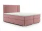 Łóżko kontynentalne MAO 160 różowe z pojemnikiem do sypialni | MIRAT. styl GLAMOUR