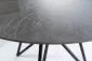 Stół okrągły MURANO fi120 szary/czarny I sklep meblowy MIRAT. styl LOFT