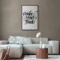 Plakat Make today great 29,7x42 cm z ramą czarną bez marginesu | MIRAT.