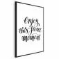 Plakat Enjoy 40x60 cm z ramą czarną bez marginesu | MIRAT.