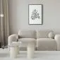 Plakat Something new 40x60 cm z ramą czarną z marginesem | MIRAT.