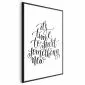 Plakat Something new 29,7x42 cm z ramą czarną bez marginesu | MIRAT.