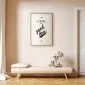Plakat Today 29,7x42 cm z ramą złotą z marginesem | MIRAT.
