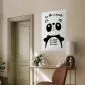 Plakat Panda 21x30 cm bez ramy bez marginesu | MIRAT.