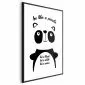 Plakat Panda 60x90 cm z ramą czarną z marginesem | MIRAT.