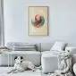 Plakat Muszla 40x60 cm z ramą złotą bez marginesu | MIRAT.