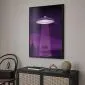 Plakat Ufo 21x30 cm z ramą czarną bez marginesu | MIRAT.