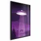 Plakat Ufo 21x30 cm z ramą czarną bez marginesu | MIRAT.
