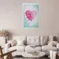 Plakat akwarelowe serce 21 x 30 cm bez ramy | MIRAT.  kolekcja n-B-0031-ao-a