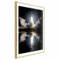 Plakat Udany start 29,7x42 cm z ramą złotą z marginesem | MIRAT.