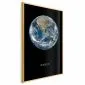Plakat Ziemia 29,7x42 cm z ramą złotą bez marginesu | MIRAT.