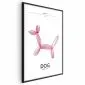 Plakat Holo-Dog 40x60 cm z ramą czarną z marginesem | MIRAT.