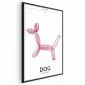 Plakat Holo-Dog 60x90 cm z ramą czarną bez marginesu | MIRAT.