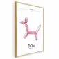Plakat Holo-Dog 40x60 cm z ramą złotą z marginesem | MIRAT.