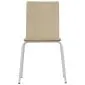 Krzesło ze sklejki laminowanej WERDI B naturalne/białe na metalowych nogach I sklep meblowy MIRAT.