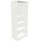 Regał biurowy EASY SPACE CABINET O 5-OH 80cm biały na książki I sklep meblowy MIRAT.