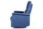 Fotel rozkładany NEPTUN VELVET M granatowy masujący z portem usb I sklep meblowy MIRAT.
