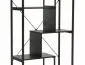 Regał na książki NET A czarny/czarny mat do salonu I sklep meblowy MIRAT. styl LOFT