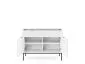 Komoda MILONA 2D2S 104 cm biała mat I sklep meblowy MIRAT. styl RYFLOWANY kolekcja MILONA