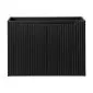 Szafka pod umywalkę NOVA BLACK 82-80-2D 80cm czarna ryflowana I sklep meblowy MIRAT. styl RYFLOWANY