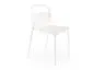 Krzesło K490 białe plastikoweI sklep meblowy MIRAT.