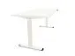Biurko eCOMO 160x80cm białe z regulacją wysokości do biura I sklep meblowy MIRAT.