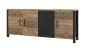 Komoda OLIN 3D3S appenzeller/czarna I sklep meblowy MIRAT. styl LOFT kolekcja OLIN