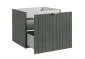 Szafka pod umywalkę HARMO 50 cm szaro-zielona półmat wisząca | MIRAT kolekcja HARMO