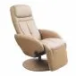 Beżowy fotel OPTIMA rozkładany | MIRAT.