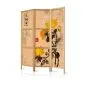 Parawan japoński Orient 135x172 cm 3-częściowy wielokolorowy | MIRAT.