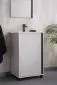 Zestaw Szafka łazienkowa z umywalką FOX 49 cm biała/czarna| MIRAT