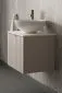 Szafka pod umywalkę HARMO 50 cm kaszmirowa półmat z szufladą wewnętrzną | MIRAT kolekcja HARMO