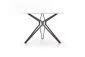 Stół PIXEL biały czarny z metalową podstawą | MIRAT.