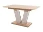 Stół z podstawą w kształcie V Platon 136-176 cm dąb | MIRAT
