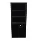 Regał biurowy EASY SPACE CABINET HO 5-OH 80cm czarny zamykany I sklep meblowy MIRAT.
