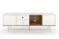 Szafka RTV HARMONI biała z szufladami | MIRAT. styl GLAMOUR kolekcja HARMONI