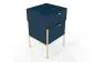 Szafka nocna POLKA granatowa z cichym domykiem | MIRAT. w stylu GLAMOUR kolekcja POLKA