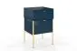Szafka nocna POLKA granatowa z cichym domykiem | MIRAT. w stylu GLAMOUR kolekcja POLKA