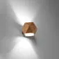 Kinkiet WOODY naturalne drewno geometryczny | sklep MIRAT  kolekcja woody