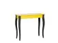 Konsola LILLO żółta/czarna kolorowa do sypialni | MIRAT. w stylu SKANDYNAWSKI kolekcja