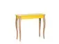 Konsola LILLO żółta na bukowych nogach do sypialni | MIRAT. w stylu SKANDYNAWSKI kolekcja