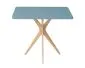 Nowoczesny stół CUTTI 55x80 jasnoniebieski  styl SKANDYNAWSKI