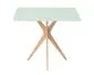 Miętowy stół CUTTI 55x80 do salonu styl SKANDYNAWSKI