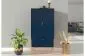 Komoda POLKA granatowa wysoka z szufladą | MIRAT. styl GLAMOUR kolekcja POLKA
