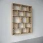 Półka FIOR dąb sonoma wisząca na książki i dekoracje | MIRAT. styl SKANDYNAWSKI