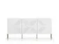 Komoda KLARA 3D biały mat do nowoczesnego salonu I sklep meblowy MIRAT. styl GLAMOUR