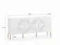 Komoda KLARA 3D biały mat do nowoczesnego salonu I sklep meblowy MIRAT. styl GLAMOUR