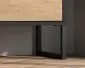 Regał niski COLT dąb złoty craft/czarny I sklep meblowy MIRAT. styl LOFT kolekcja COLT
